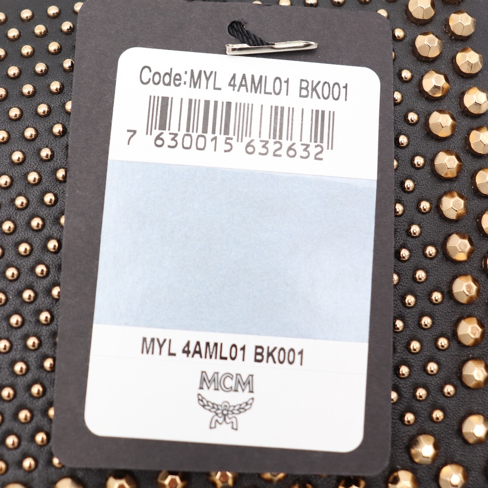 MCM Marelda Nemesis Black Leather Studded Wallet - Picture 8 of 8